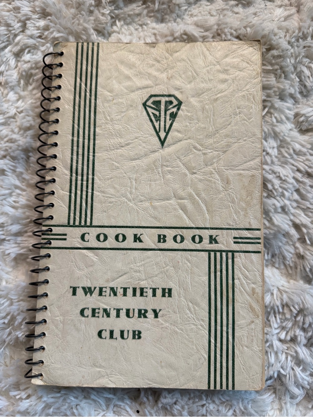 1936 Twentieth Century Club Cook Book Oshkosh Wisconsin Vintage Community Cookbo